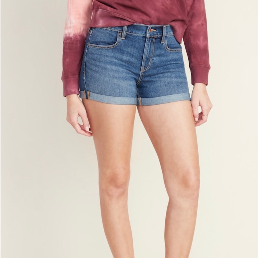 Arizona Jean Cuffed Jean Shorts for Women